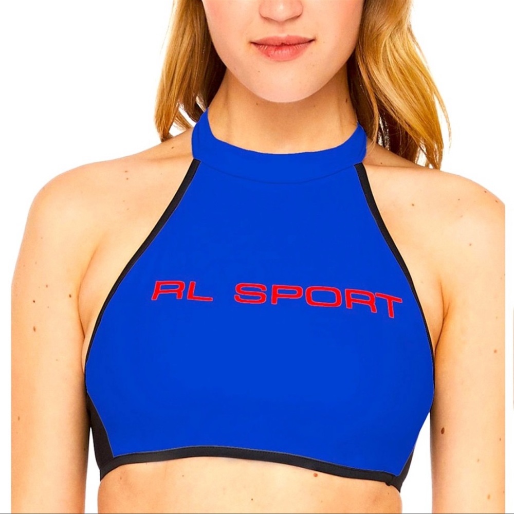 RALPH LAUREN POLO SPORT Halter Bikini Top XXL NEW!